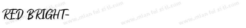 RED BRIGHT字体转换